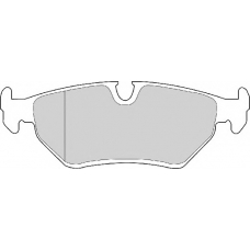 FD6565A NECTO Комплект тормозных колодок, дисковый тормоз