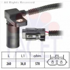 9.0232 FACET Датчик частоты вращения, автоматическая коробка пе