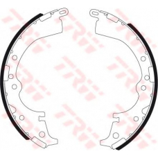 GS7334 TRW Комплект тормозных колодок