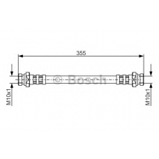 1 987 481 031 BOSCH Тормозной шланг