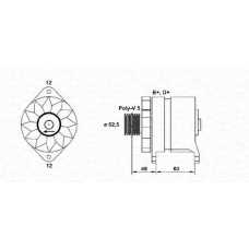 063321191010 MAGNETI MARELLI Генератор
