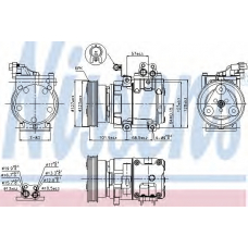 89262 NISSENS Компрессор, кондиционер
