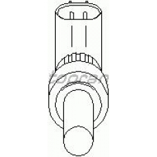 207 109 TOPRAN Датчик, температура охлаждающей жидкости