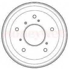 329127B BENDIX Тормозной барабан