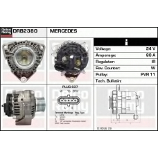 DRB2380N DELCO REMY Генератор