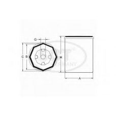 ST 6077 SCT Топливный фильтр