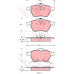 GDB1342 TRW Комплект тормозных колодок, дисковый тормоз
