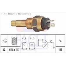 7.3551 FACET Датчик, температура охлаждающей жидкости