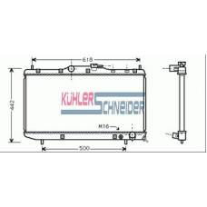 3200271 KUHLER SCHNEIDER Радиатор, охлаждение двигател