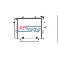 0601701 KUHLER SCHNEIDER Радиатор, охлаждение двигател