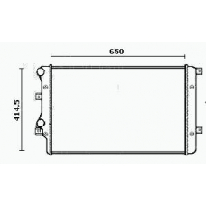 RM0403 EQUAL QUALITY Радиатор, охлаждение двигател