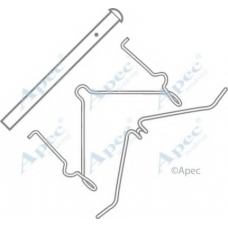 KIT520 APEC Комплектующие, тормозные колодки