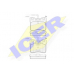 180788 ICER Комплект тормозных колодок, дисковый тормоз