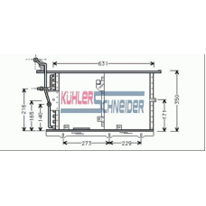 0320091 KUHLER SCHNEIDER Конденсатор, кондиционер