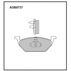 ADB0737 Allied Nippon Тормозные колодки