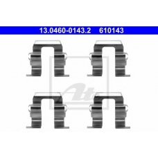 13.0460-0143.2 ATE Комплектующие, колодки дискового тормоза