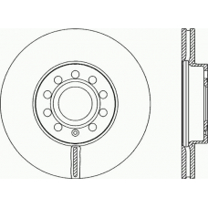 BDA2151.20 OPEN PARTS Тормозной диск