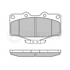 025 216 7915/W MEYLE Комплект тормозных колодок, дисковый тормоз