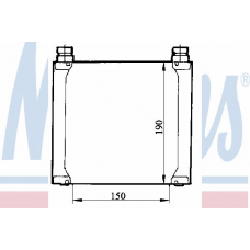 90535 NISSENS Масляный радиатор, двигательное масло
