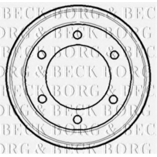 BBR7084 BORG & BECK Тормозной барабан