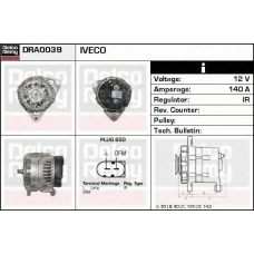 DRA0039 DELCO REMY Генератор