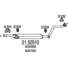 01.50510 MTS Средний глушитель выхлопных газов