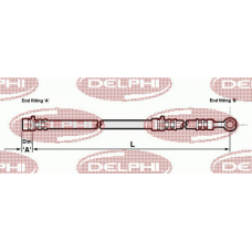 LH6060 DELPHI Тормозной шланг