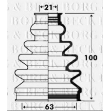 BCB2920 BORG & BECK Пыльник, приводной вал