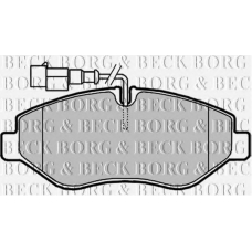 BBP2024 BORG & BECK Комплект тормозных колодок, дисковый тормоз