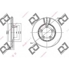 BD1081 DJ PARTS Тормозной диск