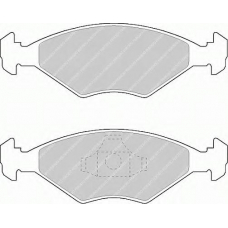 FDB896 FERODO Комплект тормозных колодок, дисковый тормоз