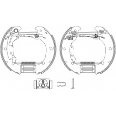 R1205 PAGID Комплект тормозных колодок