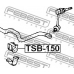 TSB-150 FEBEST Опора, стабилизатор