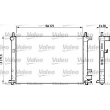 731736 VALEO Радиатор, охлаждение двигателя