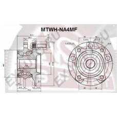 MTWH-NA4MF ASVA Ступица колеса
