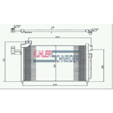 0220161 KUHLER SCHNEIDER Конденсатор, кондиционер