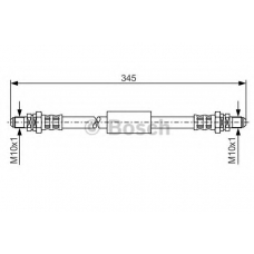 1 987 481 097 BOSCH Тормозной шланг