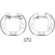 8DB 355 004-851 HELLA Комплект тормозных колодок