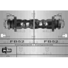 80109 Malo Тормозной шланг
