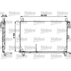 816954 VALEO Конденсатор, кондиционер