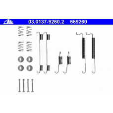 03.0137-9260.2 ATE Комплектующие, тормозная колодка