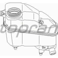 401 008 TOPRAN Компенсационный бак, охлаждающая жидкость