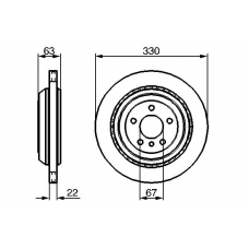 0 986 479 285 BOSCH Тормозной диск