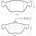 571884B BENDIX Комплект тормозных колодок, дисковый тормоз