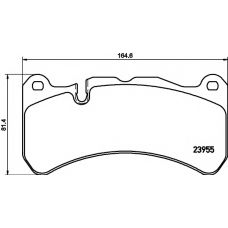 8DB 355 019-521 HELLA PAGID Комплект тормозных колодок, дисковый тормоз