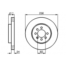 0 986 478 286 BOSCH Тормозной диск