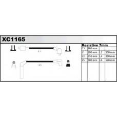 XC1165 QUINTON HAZELL Комплект проводов зажигания