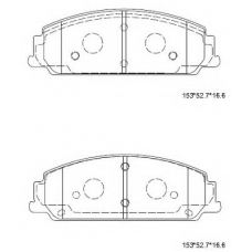 KD6779 ASIMCO Комплект тормозных колодок, дисковый тормоз