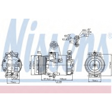 89222 NISSENS Компрессор, кондиционер