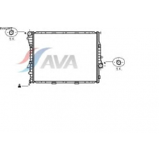 BWA2302 AVA Радиатор, охлаждение двигателя
